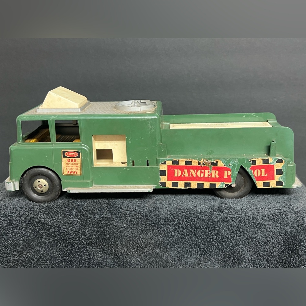 1950's Vintage Ideal Danger Patrol Friction Battery Operated Truck